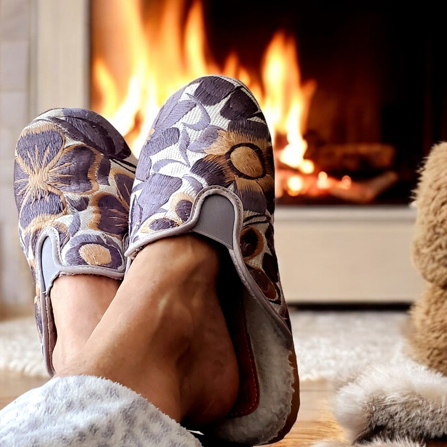 Westport Slipper-Silver